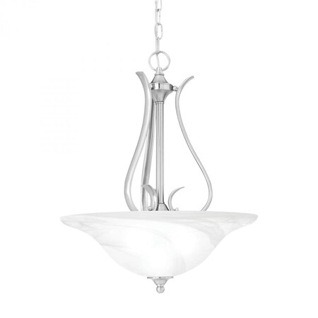Thomas Prestige 3-Light Pendant in Brushed Nickel SL829278